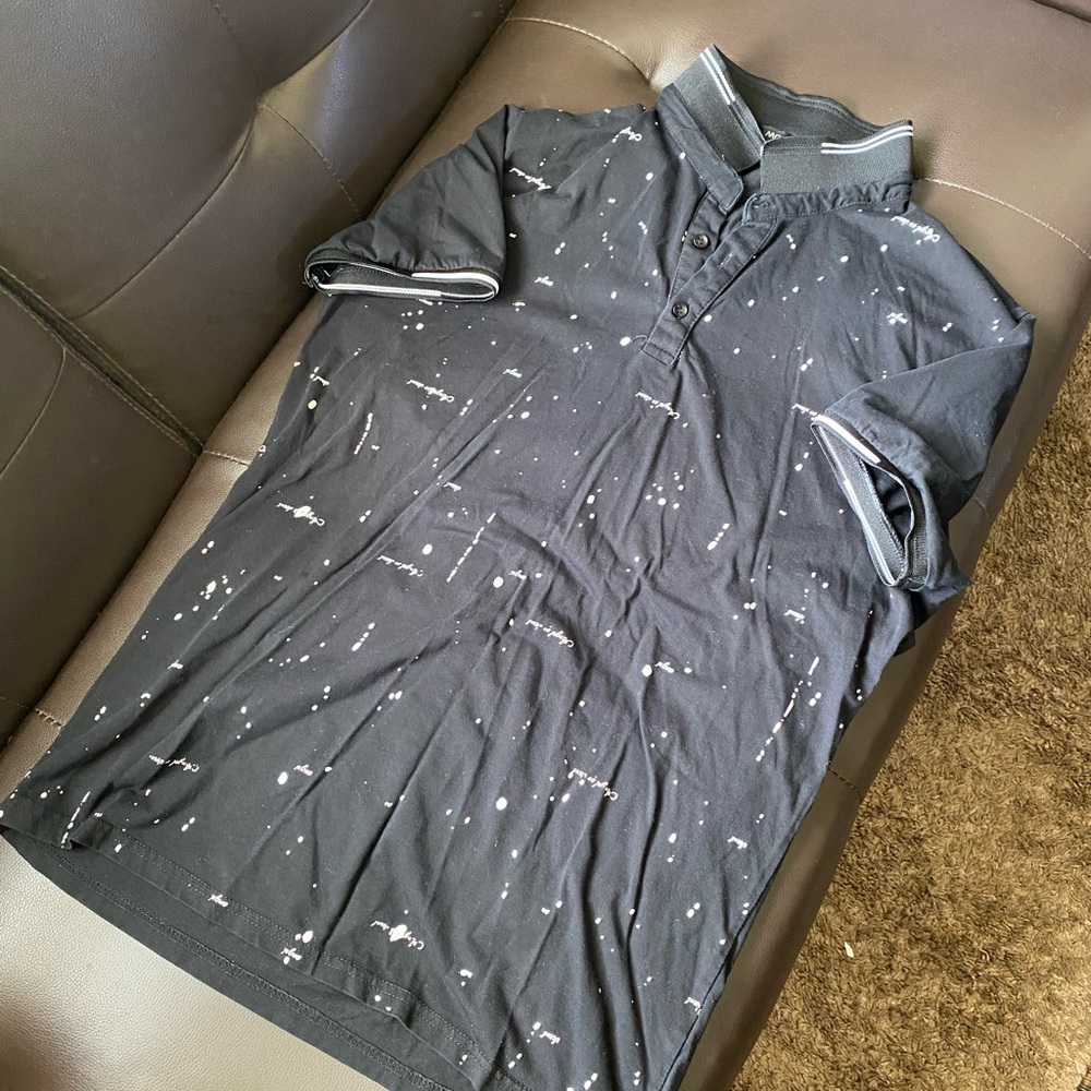 MODERNO  Men's Black Polo T-Shirt